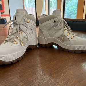 Michael Michael Kors Off White Ankle Boot
